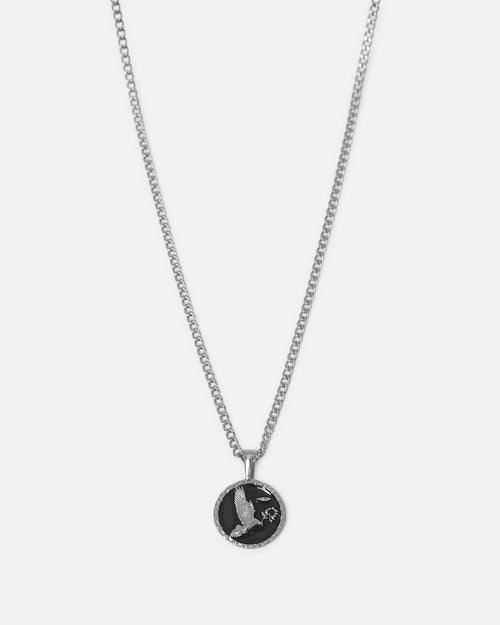 Saint Morta Doves Pendant Chain White Gold