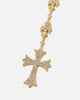 Saint Morta Rosary Cross Chain Gold
