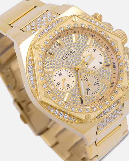 Guess Mainline Fury Glitz Bracelet Watch Gold