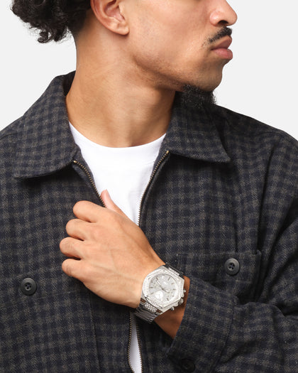 Guess Mainline Fury Glitz Bracelet Watch Silver