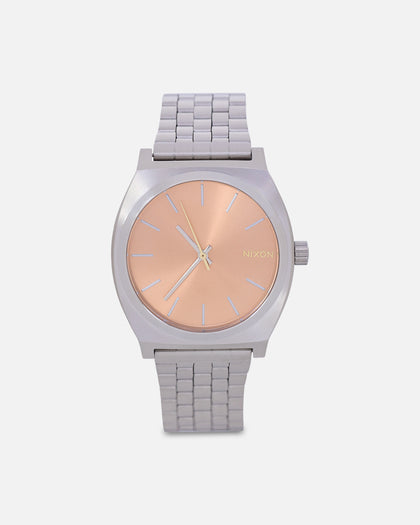 Nixon Time Teller Silver/Coral