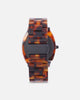 Nixon Time Teller Acetate Watch Tortoise/Oxblood