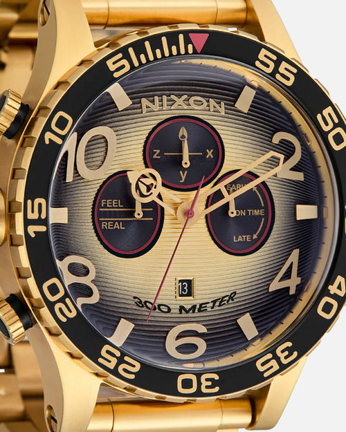 Nixon 51-30 Chrono Gold/Black