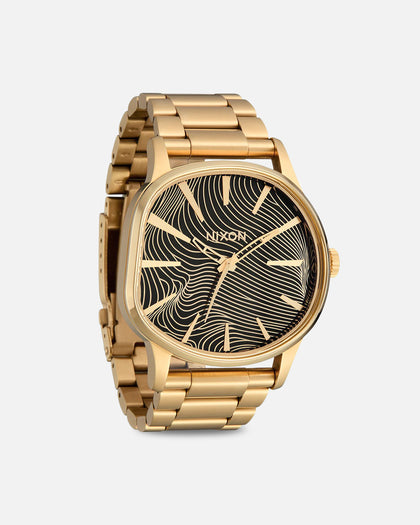 Nixon Sentry Wobble Watch Gold/Black