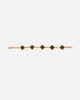 Saint Morta Onyx Clover Bracelet Gold