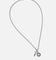 Guess Mainline Rebel Knight 26" 4G Coin And Dagger Necklace Silver