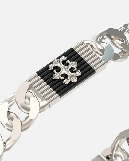 Guess Mainline Rebel Moon 9mm Tag Bracelet Steel