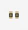 Guess Mainline Rebel Moon 12MM Striped Earrings Gold