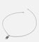 Guess Mainline Rebel Moon 26" Tag Necklace Steel