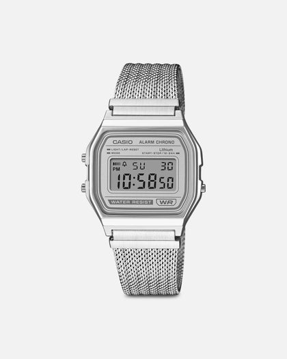 Casio A158WEM-7D Watch Silver