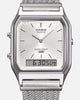 Casio AQ230EM-7A Watch Silver/Silver