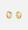 Guess Mainline 15mm 4G Pave Earrings Gold