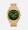 Nixon Time Teller Chrono Watch Gold/Green