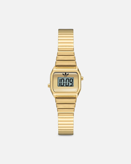 Adidas IP Gold SST Case Gold Mask Bracelet Watch Gold