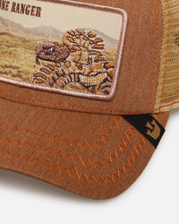 Goorin Bros Lone Ranger Trucker Snapback Tan