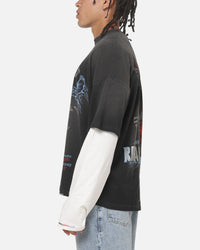 Represent Heavier Than The Heavens Long Sleeve T-Shirt Washed Black