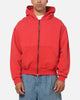 American Thrift Zip Hoodie Washed Red