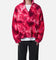 MNML Tie Dye Sherpa Pullover Sweater Magenta