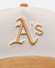 New Era Oakland Athletics 'Honey Pot' 9FORTY A-Frame Snapback Stone/Wheat