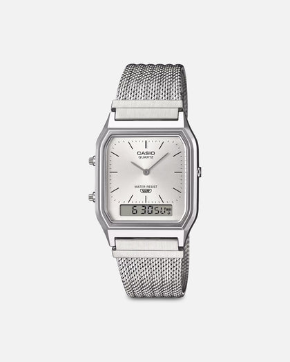 Casio AQ230EM-7A Watch Silver/Silver