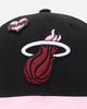 Mitchell & Ness Miami Heat 'Love & Devotion' Snapback Black/Pink