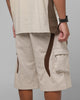 Loiter Hybrid Tek Cargo Shorts Stone