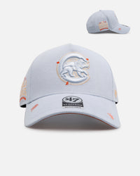 47 Brand Chicago Cubs 'Overstitch' 47 Offside Snapback Light Blue