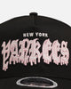 New Era New York Yankees 'Drip Glow Script' 9FORTY A-Frame Snapback Black/Pink