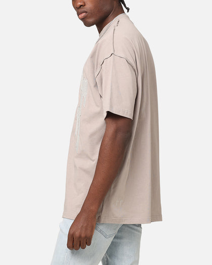 Saint Morta Outlaw Xweave Boxy T-Shirt Grey