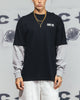 Carre Rear Vision Long Sleeve T-Shirt Black/White