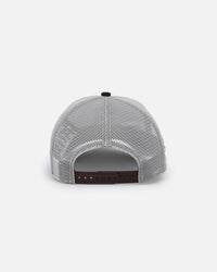 New Era San Diego Padres 9FORTY A-Frame Trucker Snapback Chrome/Walnut