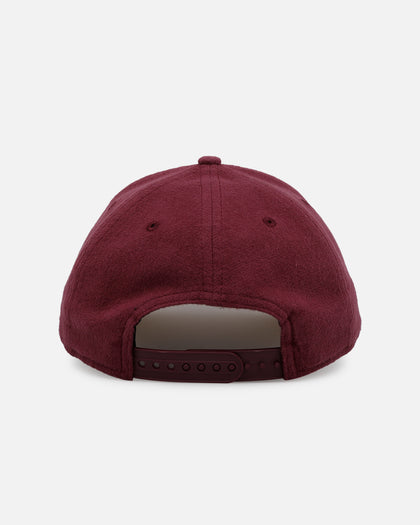 New Era Atlanta Braves 'Moleskin' 9FORTY A-Frame Snapback Maroon
