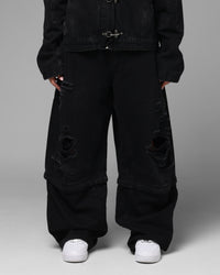 Loiter Thrasher Pants Washed Black