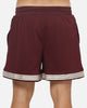 Adidas Warp Knit Shorts Maroon