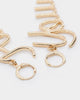 Raising Hell Women's FK Earrings Gold