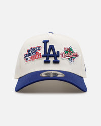 New Era Los Angeles Dodgers 'World Series Logo' 9FORTY A-Frame Snapback Chrome