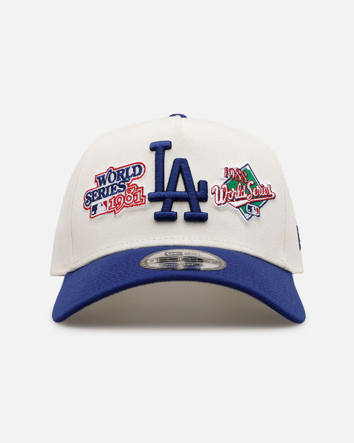 New Era Los Angeles Dodgers 'World Series Logo' 9FORTY A-Frame Snapback Chrome