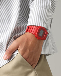 G Shock DW5600RRB-4D Watch Red/Red