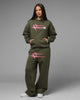 Loiter Hybrid Sweatpants Olive/Pink