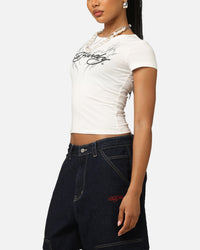 Ed Hardy Women's Tribal Baby T-Shirt White