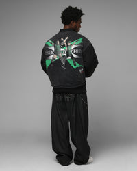 Loiter X WWE DX Generation Bomber Jacket Black