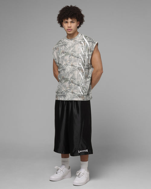 Loiter Script Muscle T-Shirt Hunter Camo