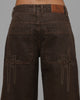 Loiter Star Born Selvedge Denim Jeans Brown