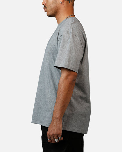 Pro Standard Los Angeles Lakers Reverse French Terry T-Shirt Grey