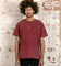 Saint Morta State Of Morta Appliqué T-Shirt Vintage Lava