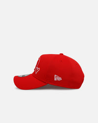 New Era Atlanta Hawks 'Team Color Hearts' 9FORTY A-Frame Snapback Official Team Color