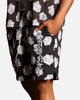 Saint Morta Vintage Rose Beach Shorts Black