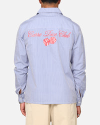 Carre Dice Club Long Sleeve Button Up Shirt Pinstripe