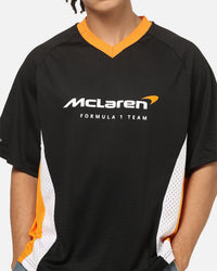 Mitchell & Ness McLaren Oscar Piastri Black Letter Jersey Black/Papaya