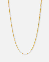 Saint Morta 2.7mm Diamond Curb Chain Gold
